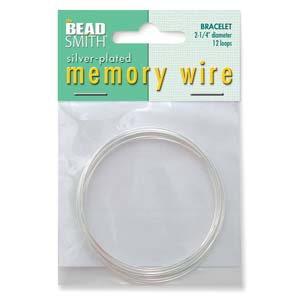 Beadsmith Memory Wire for bracelets 12 loops
